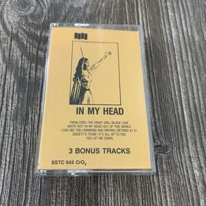 BLACK FLAG In My Head Cassette {1985 SST w/3 bonus tracks} - TESTED!!!